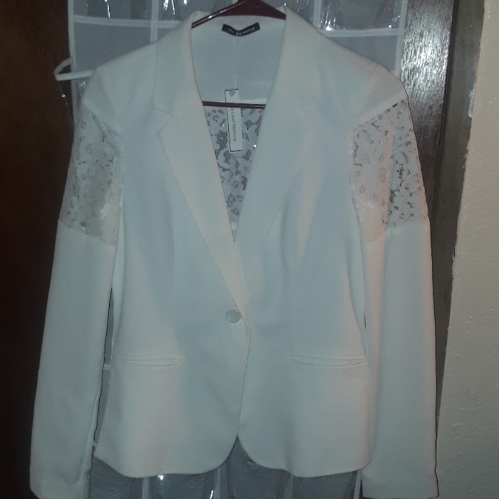 White blazer